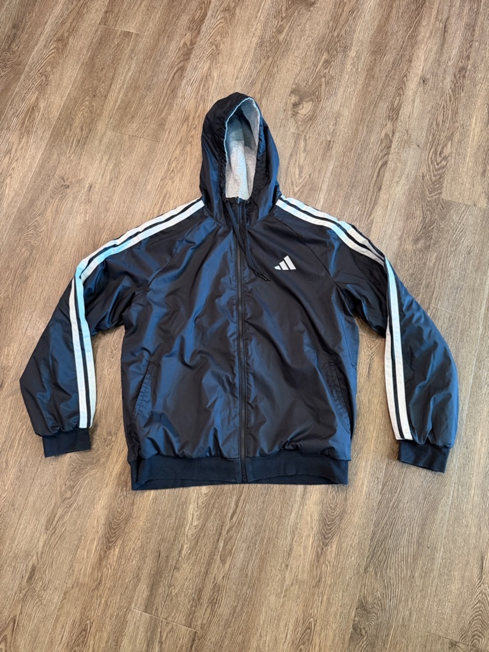 Adidas Men's Balance Reversible Hooded Jacket